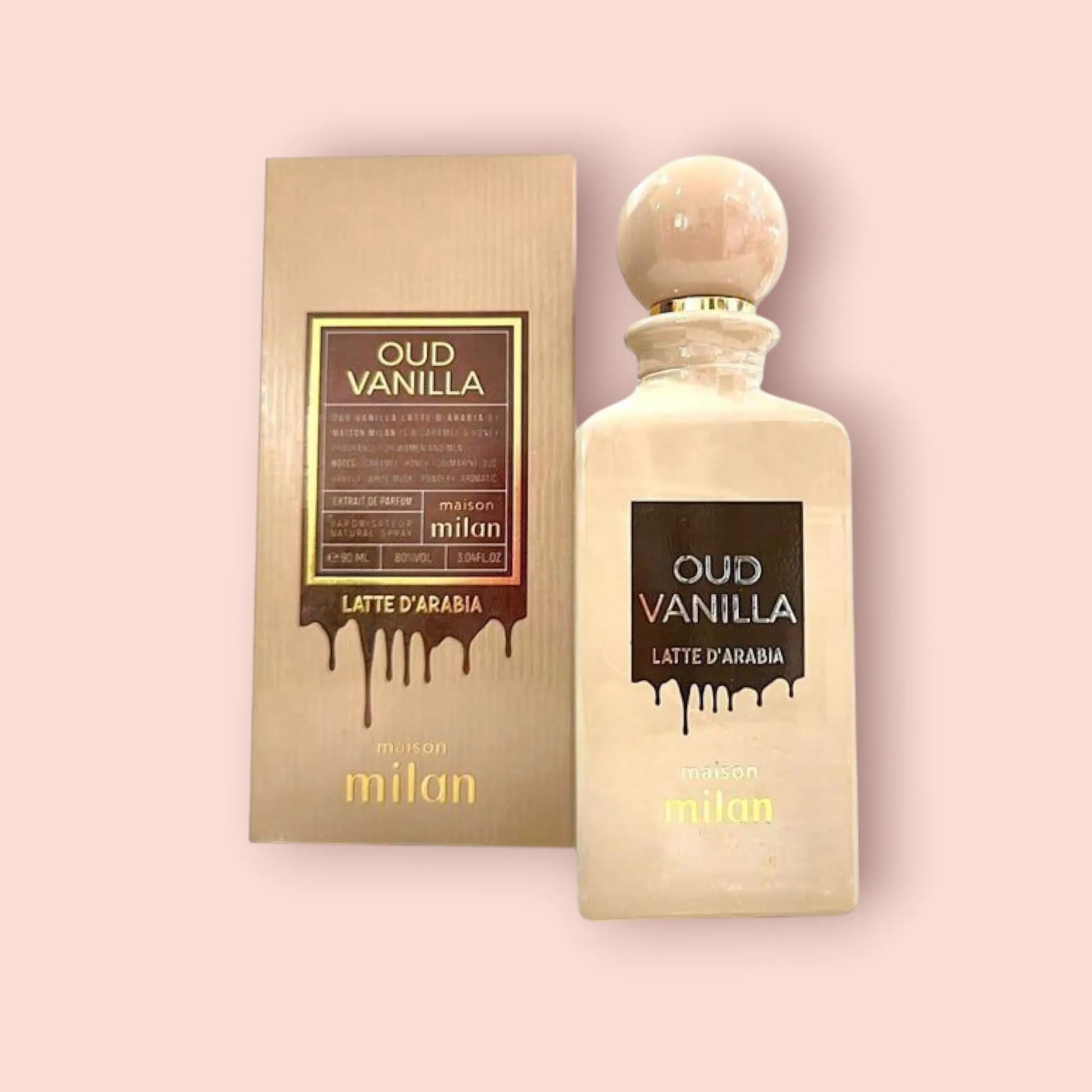 Oud Vanilla Latte d'Arabia by Maison Milan - 3ml, 5ml, 10ml Sample/Decant | Inspired by Bianco Latte | Creamy Caramel Oud 