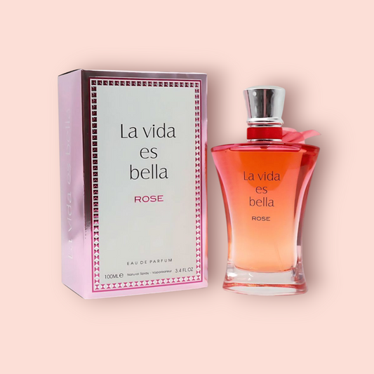 La Vida Es Bella: Rose by FRAGRANCE WORLD - 3ml, 5ml Sample/Decant | Rose &  Sandalwood