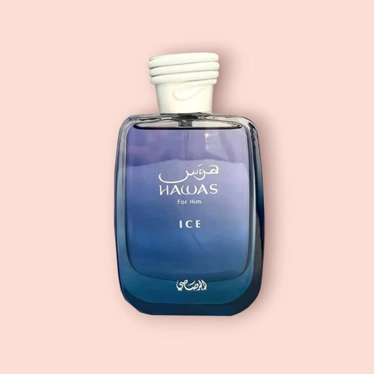 Hawas Ice Rasasi Samples & Travel Size (3ml, 5ml, 10ml) | Fresh, Fruity and Woody Fragrance