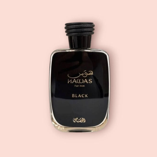 Hawas Black Rasasi Samples & Travel Size (3ml, 5ml, 10ml) | Fresh, Woody and Aromatic Fragrance