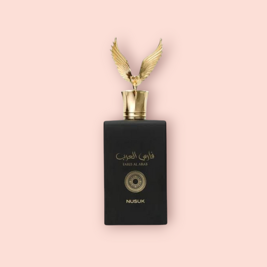 Nusuk Faris Al Arab Eau de Parfum Samples & Travel Size (3ml, 5ml) - Sweet Spicy Gourmand Suede Musky Fragrance