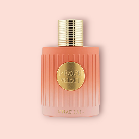 Peach Velvet Khadlaj Perfumes Eau de Parfum Samples & Travel Size (3ml,5ml) - Sweet Tropical Fruity Spicy Gourmand Fragrance
