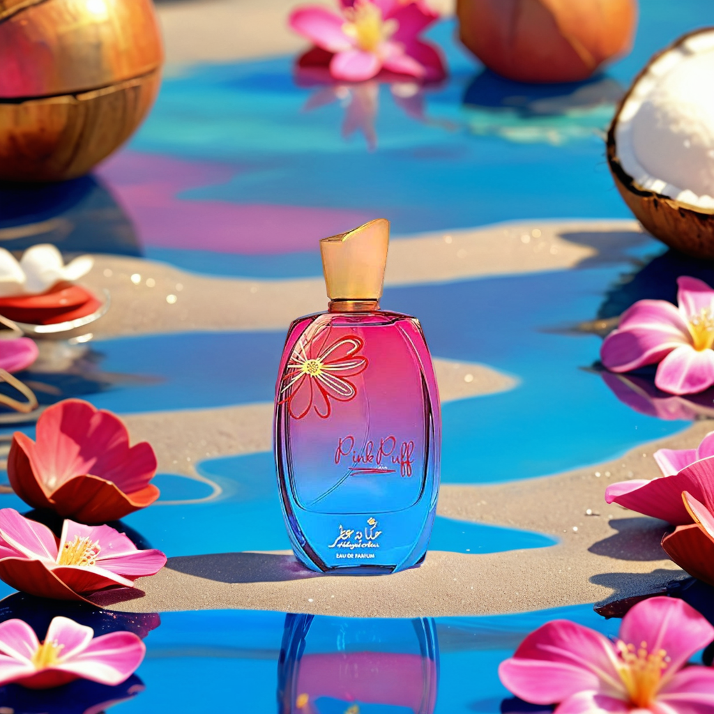 Pinkpuff by HEKAYAT ATTAR - 3ml, 5ml, 10ml Sample/Decant | Coconut Cream, Peach & Vanilla