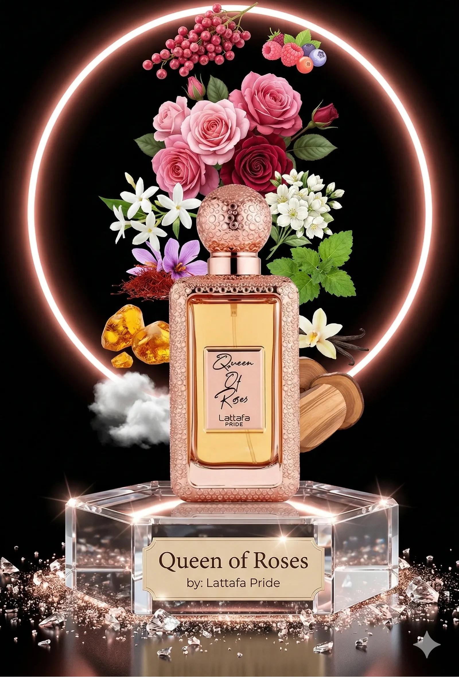 Queen of Roses EDP By Lattafa Pride Decant Sample - 3ml, 5ml 