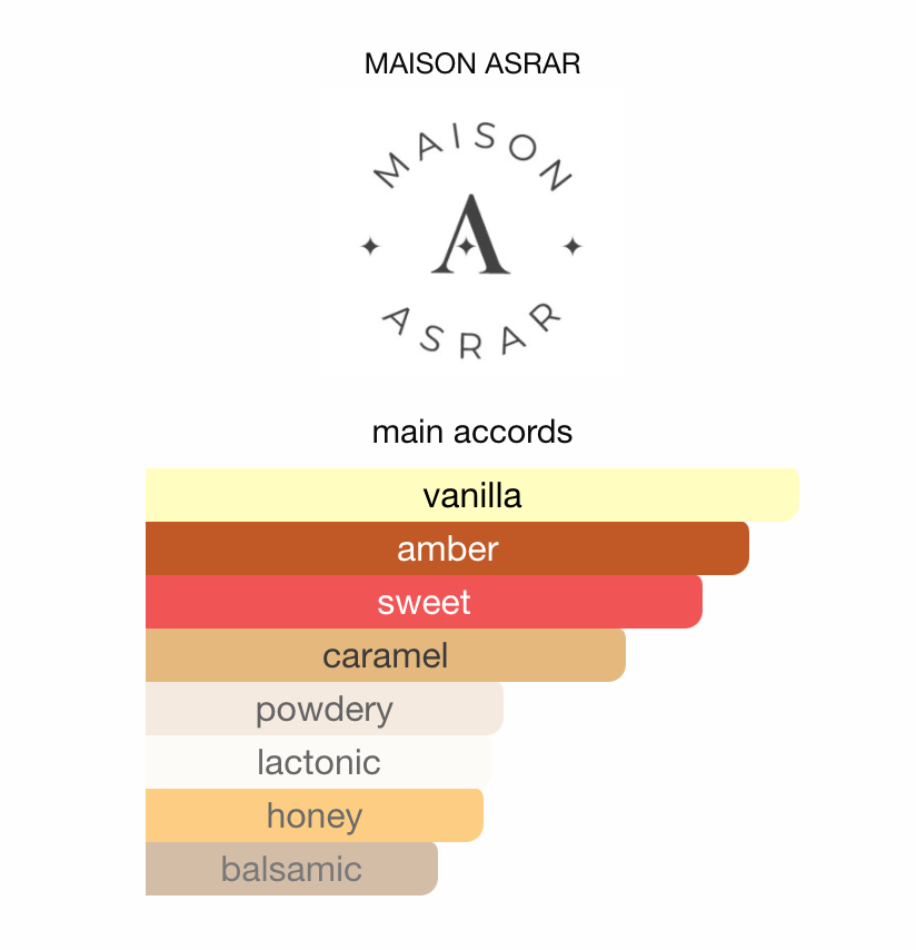 Vanilla Voyage Maison Asrar Sample | 3ml 5ml 10ml Decant