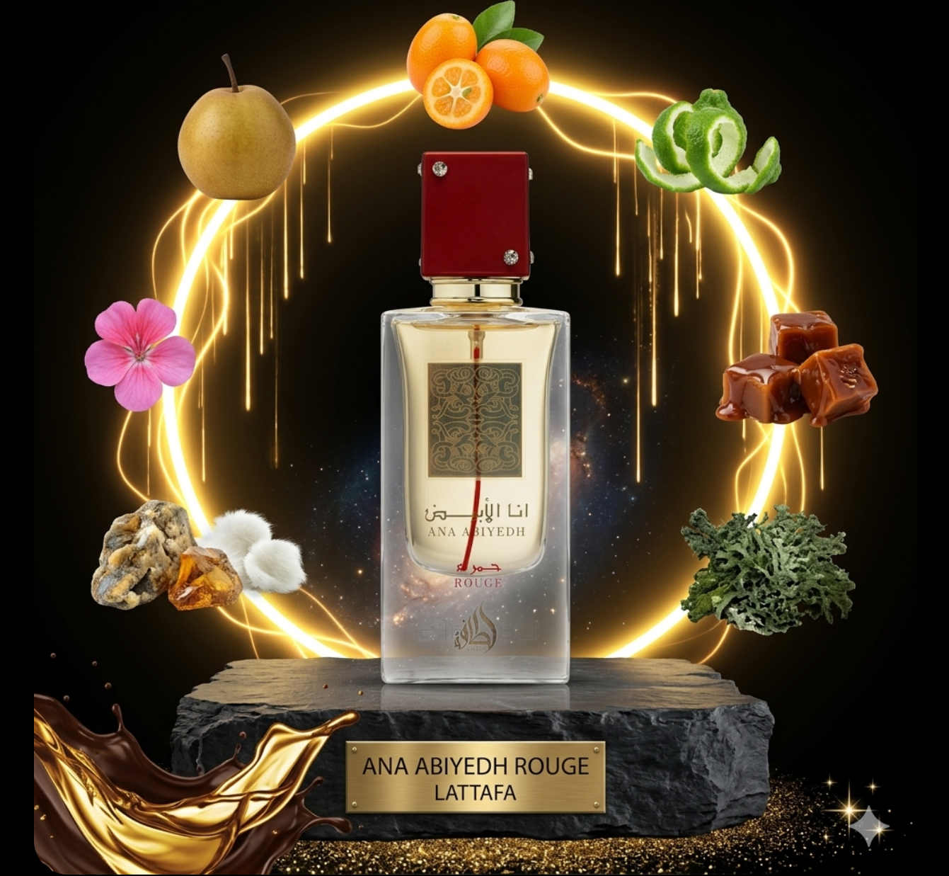 Ana Abiyedh Rouge EDP By Lattafa Decant Sample - 3ml, 5ml 