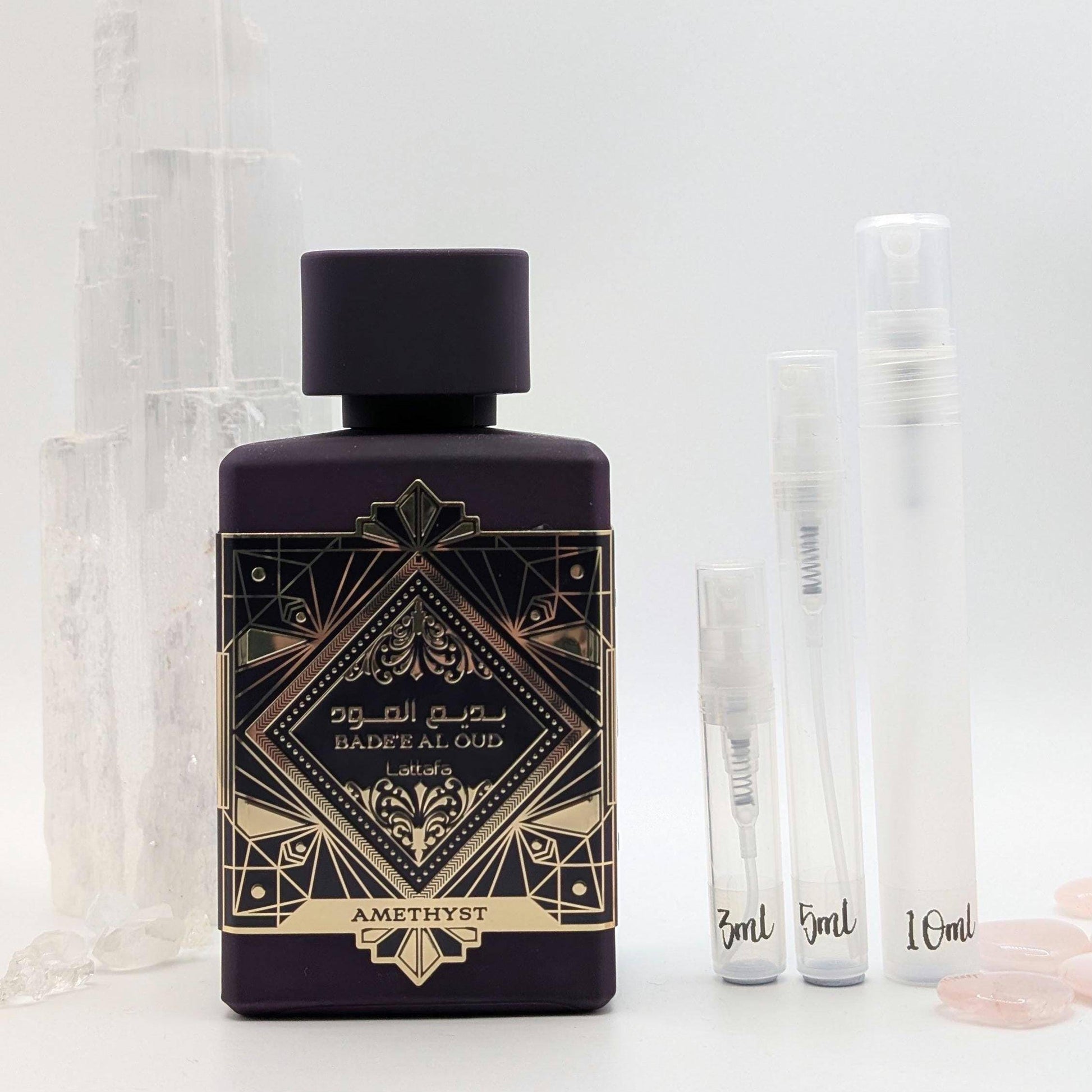 Lattafa Badee Al Oud Amethyst Sample & Decant | Luxurious Oud