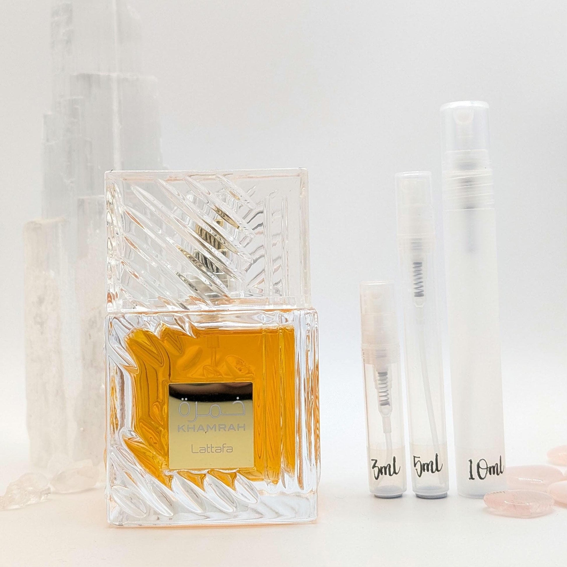 Lattafa Khamrah Sample & Decant | Warm & Spicy Gourmand Perfume