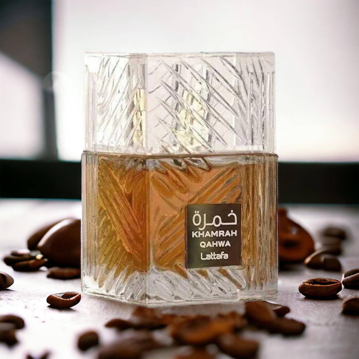 Lattafa Khamrah Qahwa Sample & Decant | Warm & Spicy Gourmand Fragrance