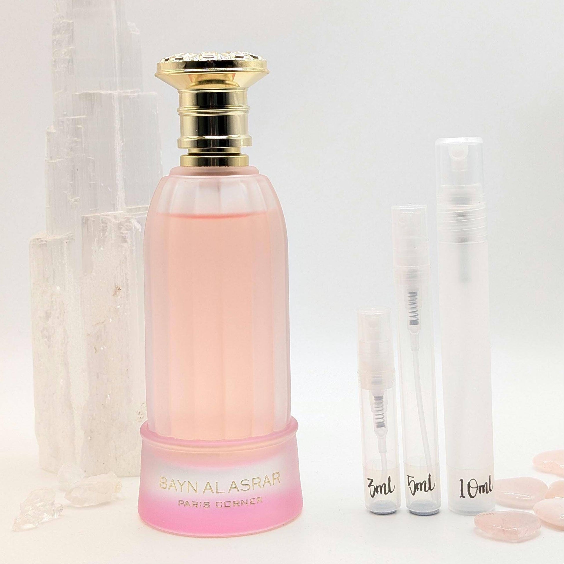 Paris Corner Bayn al Asrar Sample & Decant | Sophisticated Fruity-Floral Perfume