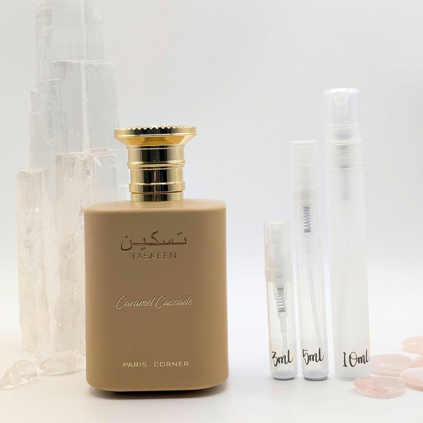 Taskeen Caramel Cascade EDP Sample | Sweet & Indulgent Scent