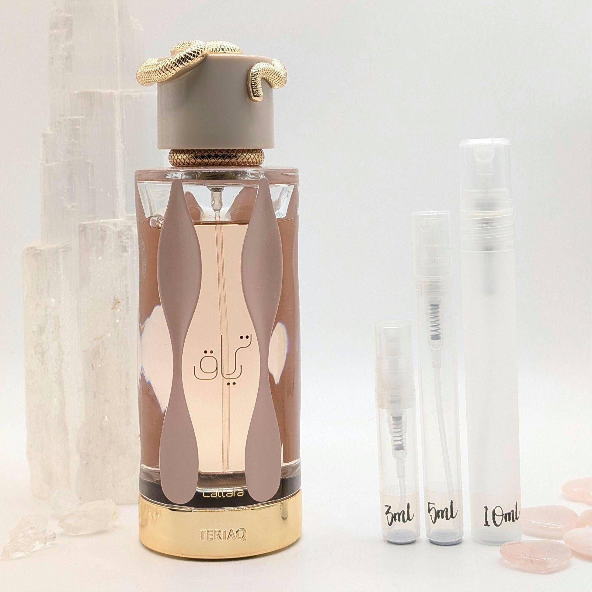 Lattafa Teriaq Sample & Decant | Sweet & Spicy Gourmand Fragrance