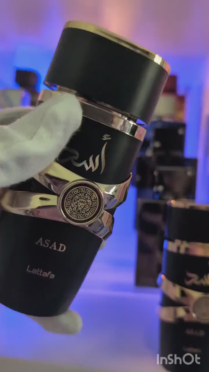 Asad - Lattafa: 3ml/5ml/10ml A Bold and Woody Fragrance Perfume Sample - Decants