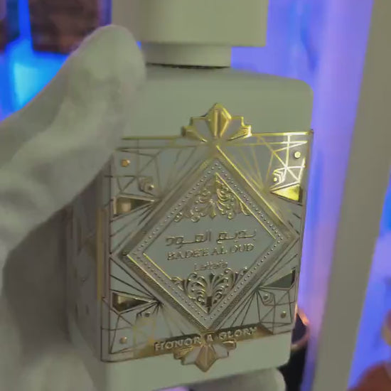 Lattafa - Badee Al Oud Honor & Glory 3ml/5ml/10ml: Luxurious Middle Eastern Fragrance Perfume Sample - Decants
