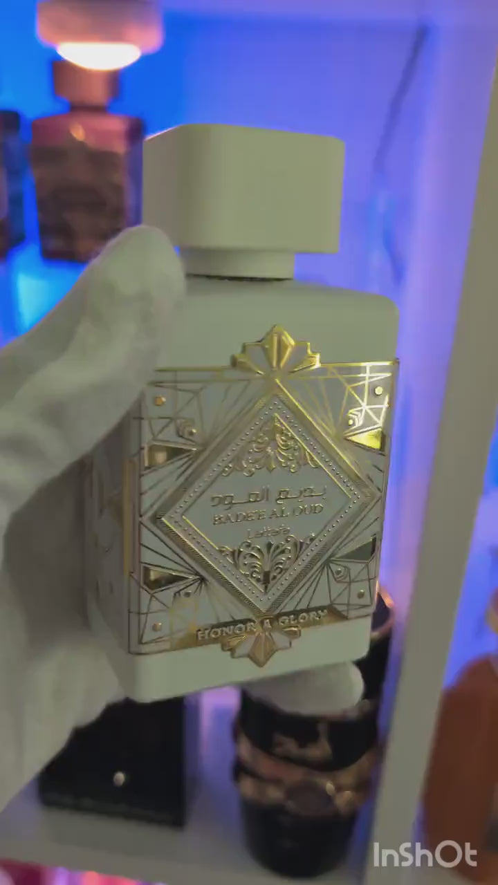 Lattafa - Badee Al Oud Honor & Glory 3ml/5ml/10ml: Luxurious Middle Eastern Fragrance Perfume Sample - Decants