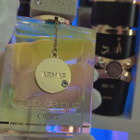 Armaf Club de Nuit Oud: 3ml/5ml/10ml A Luxurious Middle Eastern Oud Perfume Fragrance Sample - Decants