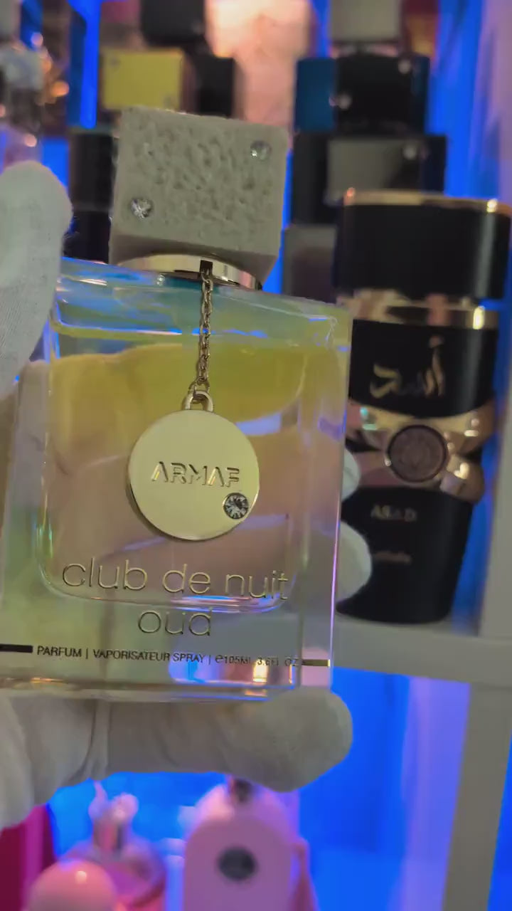 Armaf Club de Nuit Oud: 3ml/5ml/10ml A Luxurious Middle Eastern Oud Perfume Fragrance Sample - Decants