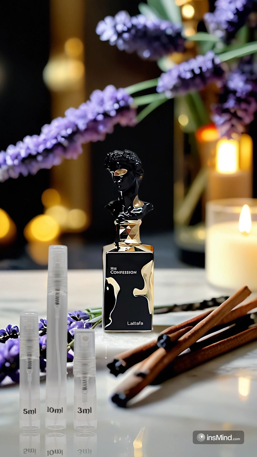 3ml/5ml/10ml His Confession Lattafa Perfumes | Lattafa Perfumes | Woody Spicy Fragrance Perfume Sample - Decants